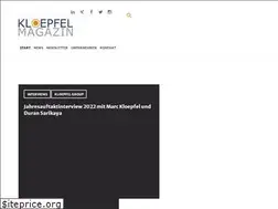 Sites similar to kloepfel-magazin.com