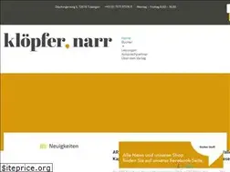 Sites similar to kloepfer-narr.de
