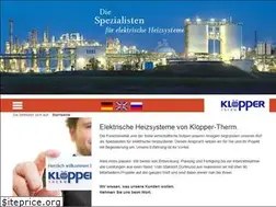 Sites similar to kloepper-therm.de