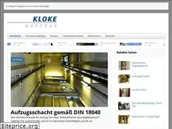 Sites similar to kloke-aufzug.de