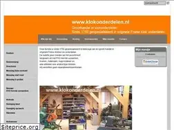Sites similar to klokonderdelen.nl