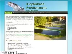 Sites similar to klopferbach-forellenzucht.de