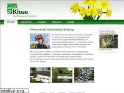 Sites similar to klose-garten.de