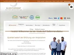 Sites similar to klosterdorf-betten.de