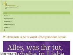 Sites similar to klosterkirche-lehnin.de
