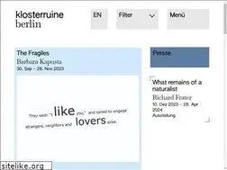 Sites similar to klosterruine.berlin