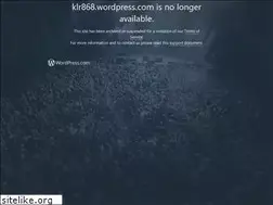 Sites similar to klr868.wordpress.com