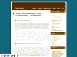 Sites similar to kltransporte.de