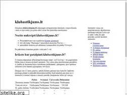 Sites similar to klubastikjums.lt