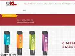 Sites similar to kluniversity.in