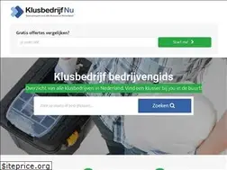 Sites similar to klusbedrijf-nu.nl