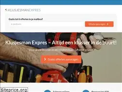 Sites similar to klusjesman-expres.nl