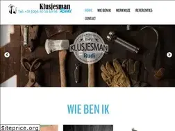 Sites similar to klusjesmanrudi.nl
