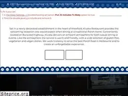 Sites similar to kluskarestaurant.com.au