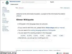 Sites similar to km.wikiquote.org