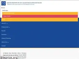 Sites similar to kmchahs.ac.in