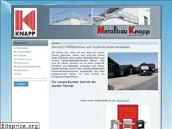 Sites similar to knapp-metallbau.de