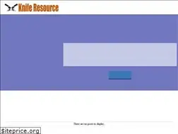 Sites similar to kniferesource.com