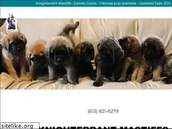 Sites similar to knighterrantmastiffs.com