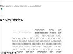 Sites similar to knives-review.com
