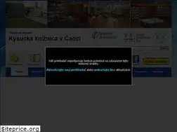 Sites similar to kniznica-cadca.sk