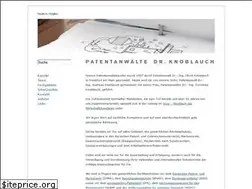 Sites similar to knoblauchpatent.de