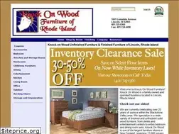 Sites similar to knockonwoodfurnitureri.com