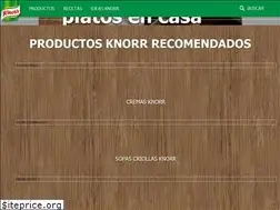 Sites similar to knorr.com.co