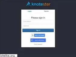 Sites similar to knotester.com