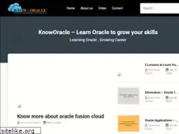 Sites similar to know-oracle.com