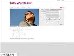 Sites similar to know-who-you-are.com