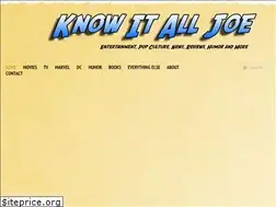 Sites similar to knowitalljoe.com