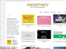 Sites similar to knowitinfo.com