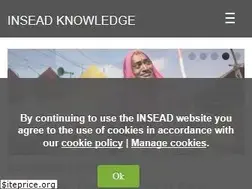 Sites similar to knowledge.insead.edu