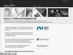 Sites similar to knowledgebase.callista.se