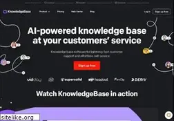 Sites similar to knowledgebase.com