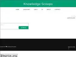 Sites similar to knowledgescoops.com