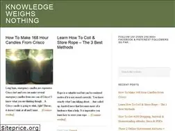 Sites similar to knowledgeweighsnothing.com