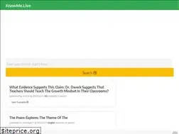 Sites similar to knowme.live