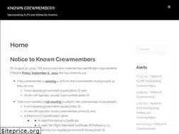Sites similar to knowncrewmember.org