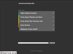 Sites similar to knownuniverse.biz