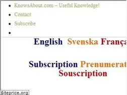 Sites similar to knowsabout.com