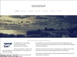 Sites similar to knowsap.com