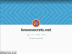 Sites similar to knowsecrets.net