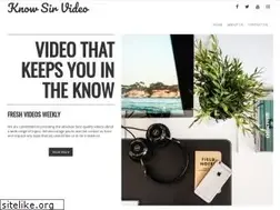 Sites similar to knowsir.com