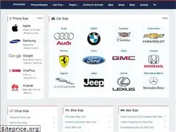 Sites similar to knowsize.com