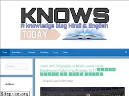 Sites similar to knowstoday.com