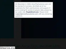 Sites similar to knowthycustomer.com