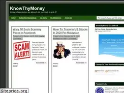 Sites similar to knowthymoney.com