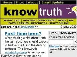 Sites similar to knowtruth.com